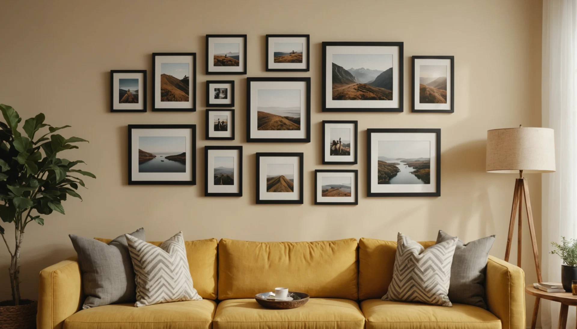 petits cadres avec photos