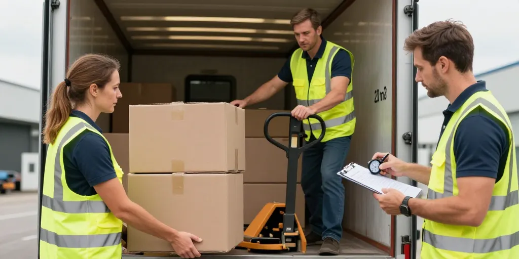 combien de temps pour charger un camion de 20m3