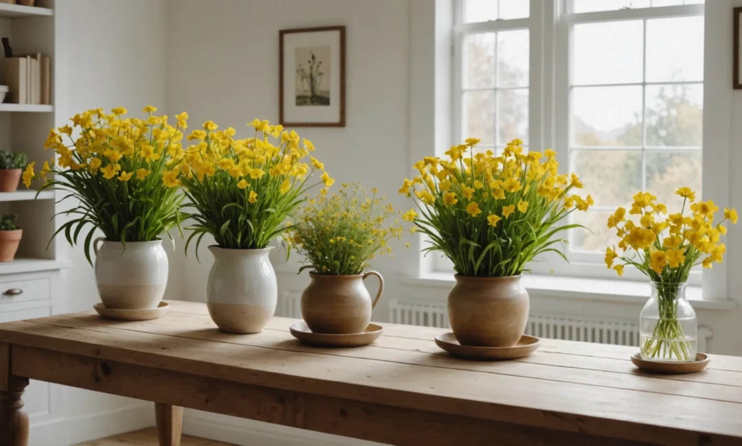 plante à fleurs jaunes